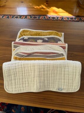 Copper Pearl and Little Unicorn Soft Baby Burp Cloths
